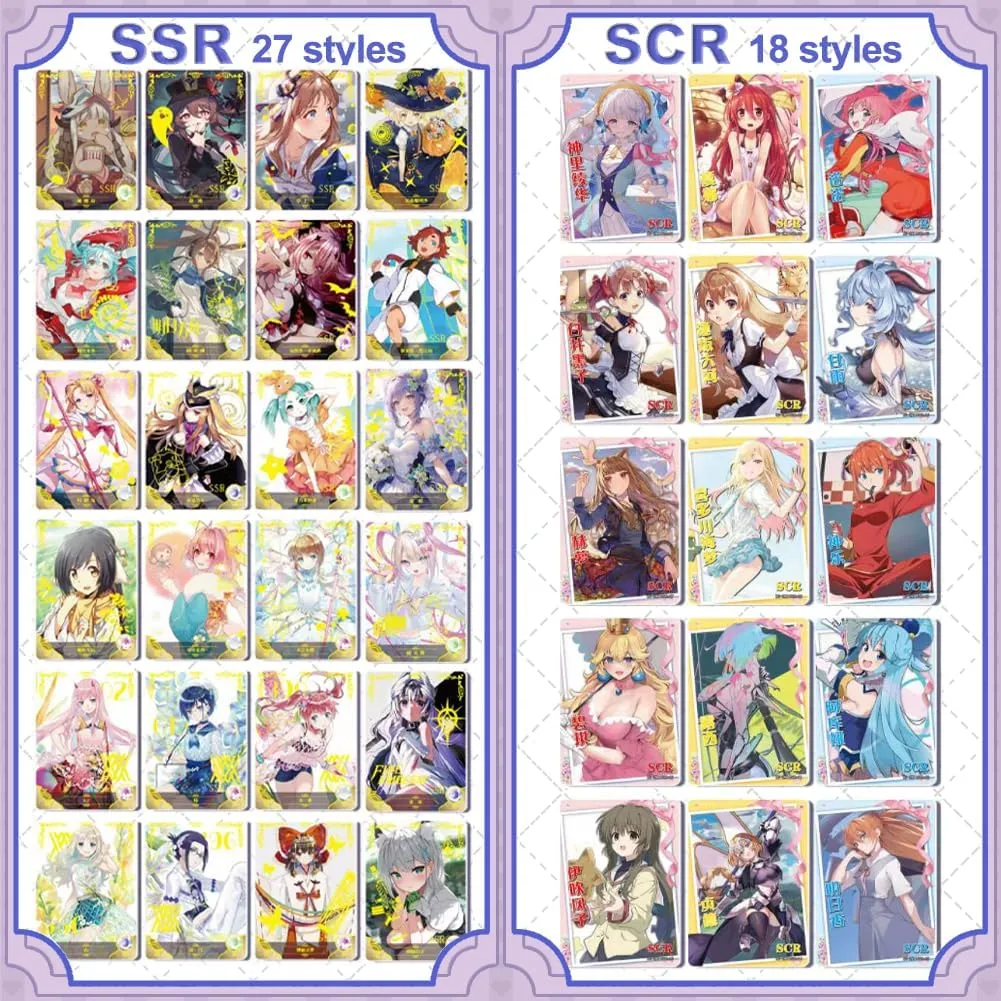 Goddess Story Booster Box Goddess Story Waifu Series TCG Anime Girl Collection Trading Cards (NS2-11)