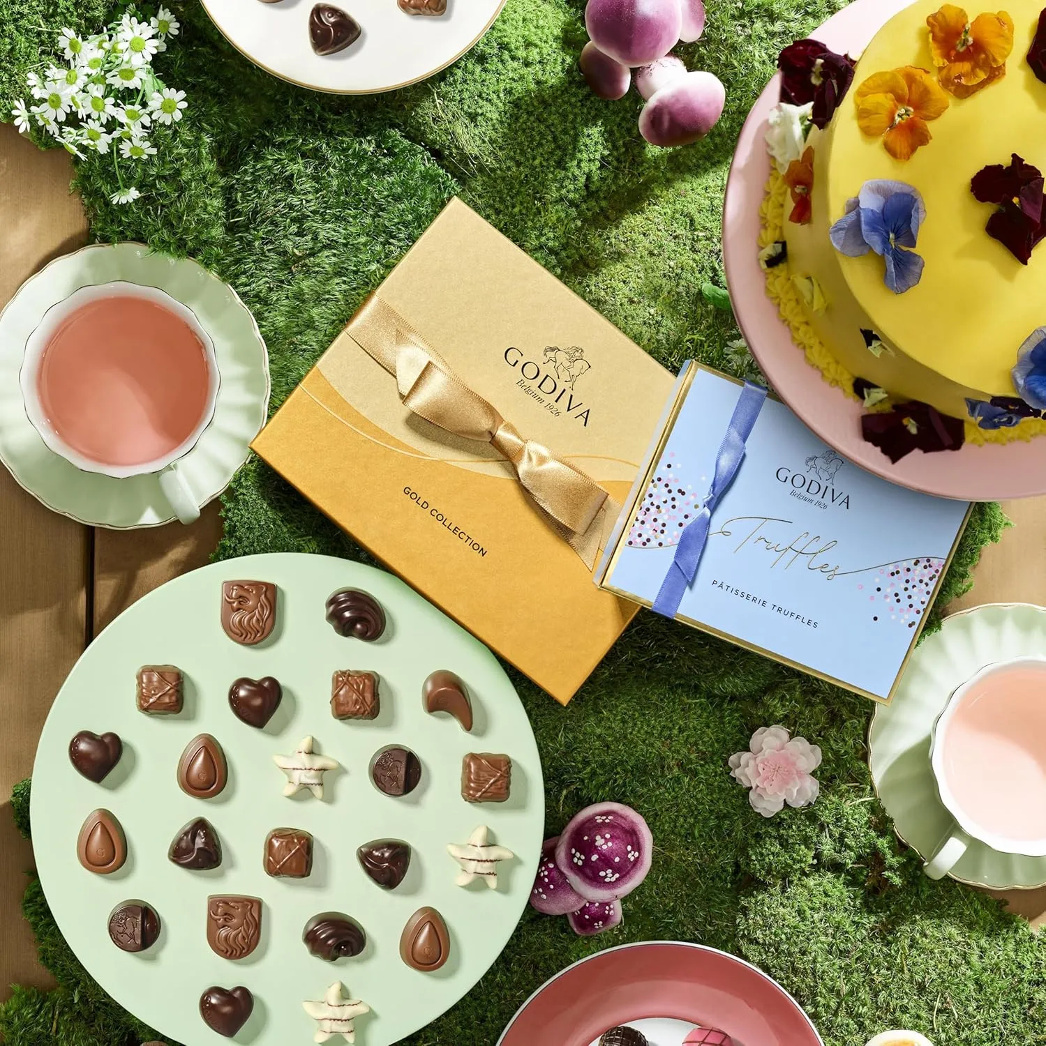 Godiva Chocolatier Patisserie Dessert Chocolate Truffle Gift Box for Birthday, Thank You, Anniversary, Congratulations Gift Basket Gourmet Candy with Creamy Ganache in Assorted Chocolate, 12 pc