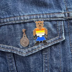 Grizz the Bear Pin