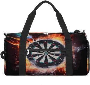 Gym Bag,Dart Board Gym Duffle Bag,sports Gym Bag,small Fitness Workout Sports Duffle Bag,gym Bag for Women And Men, style