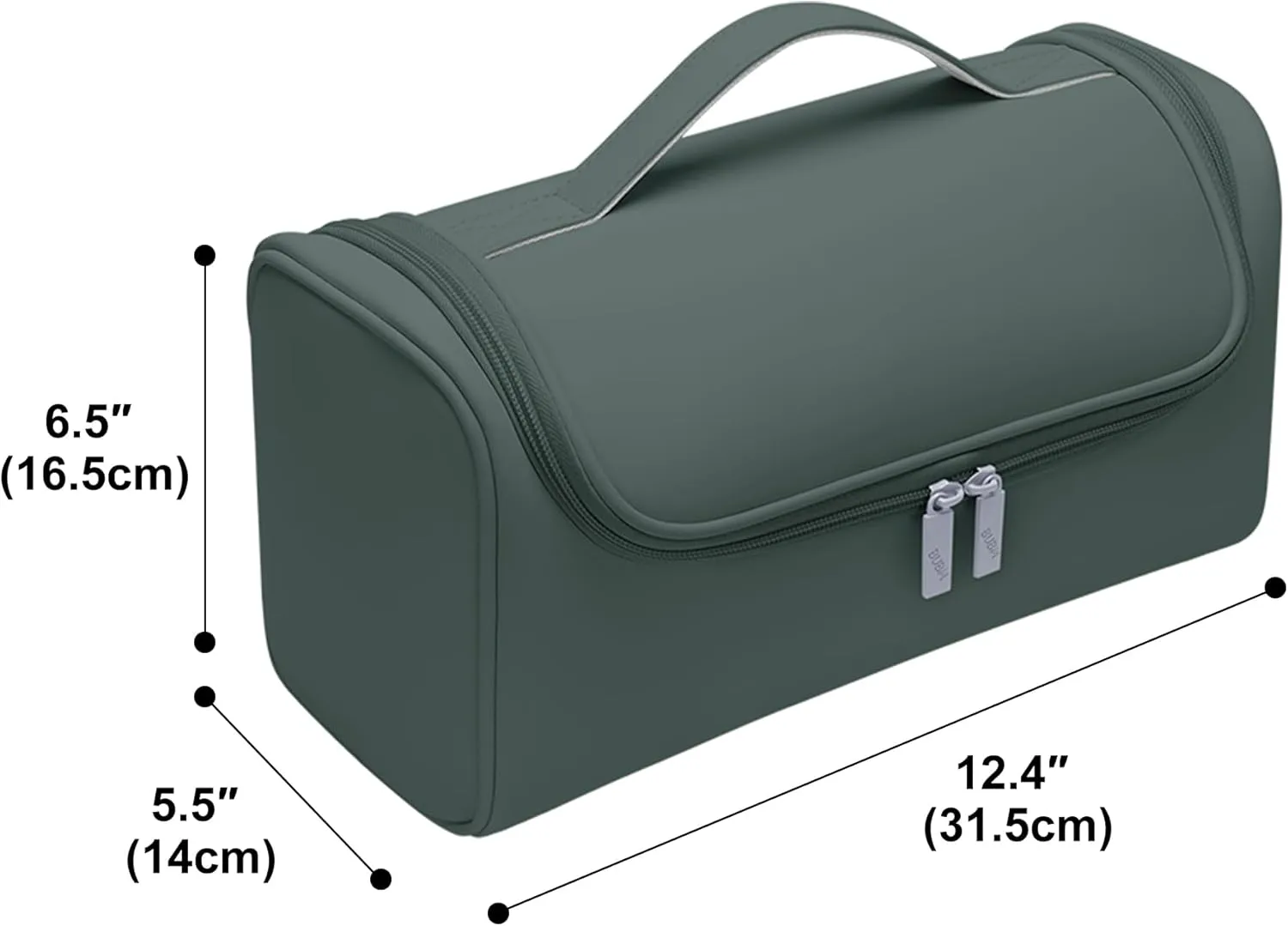 Hair Dryer Travel Case, Portable Hairdryer Storage Bag with Hanging Hook, Waterproof Hair Dryers Organizer Bags