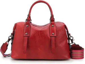 Handbags Genuine Leather Purses For Women Satchel Shoulder Bag Ladies Crossbody Tote Bags