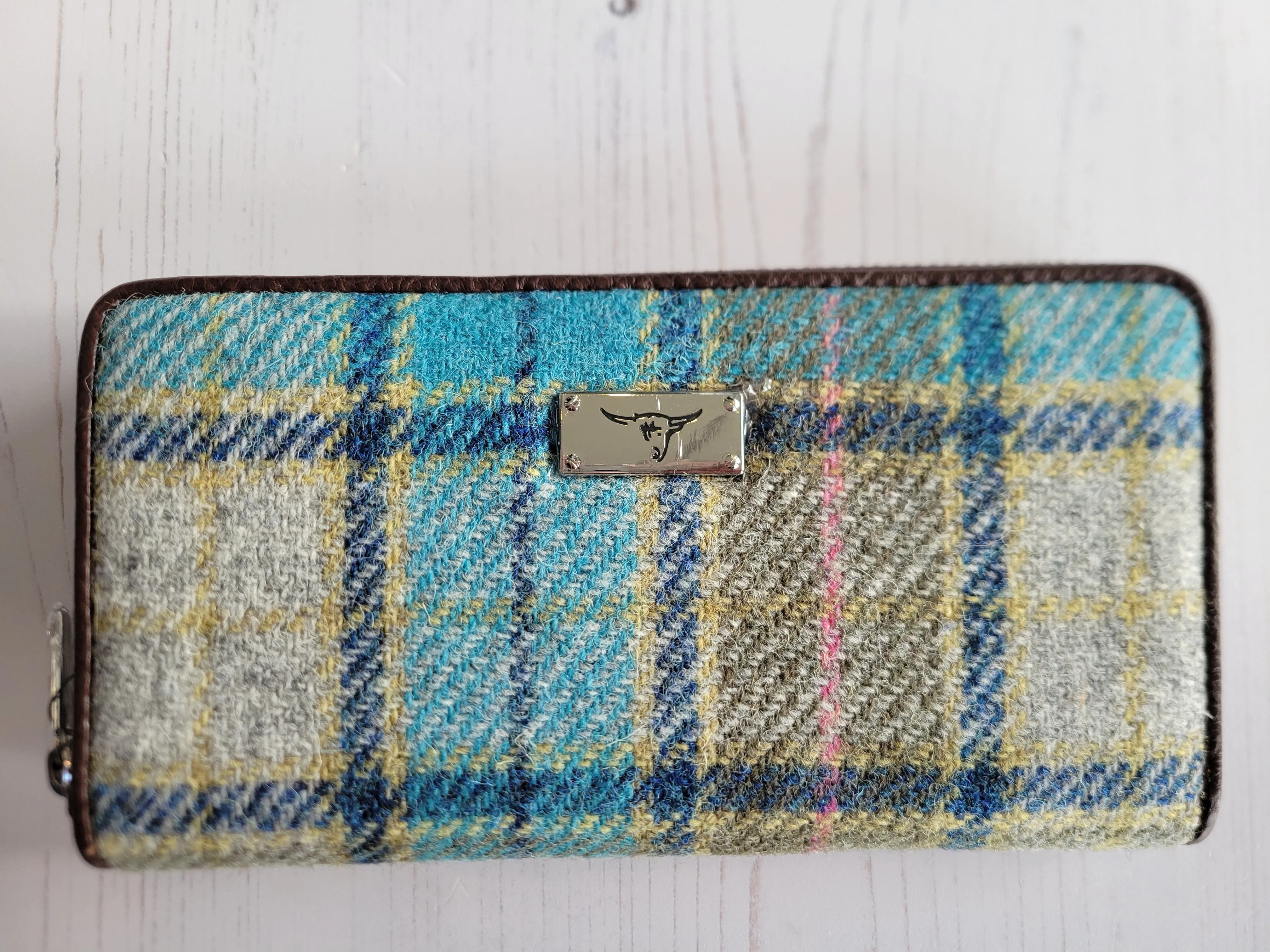 Harris Tweed Staffa Long Zip Purse