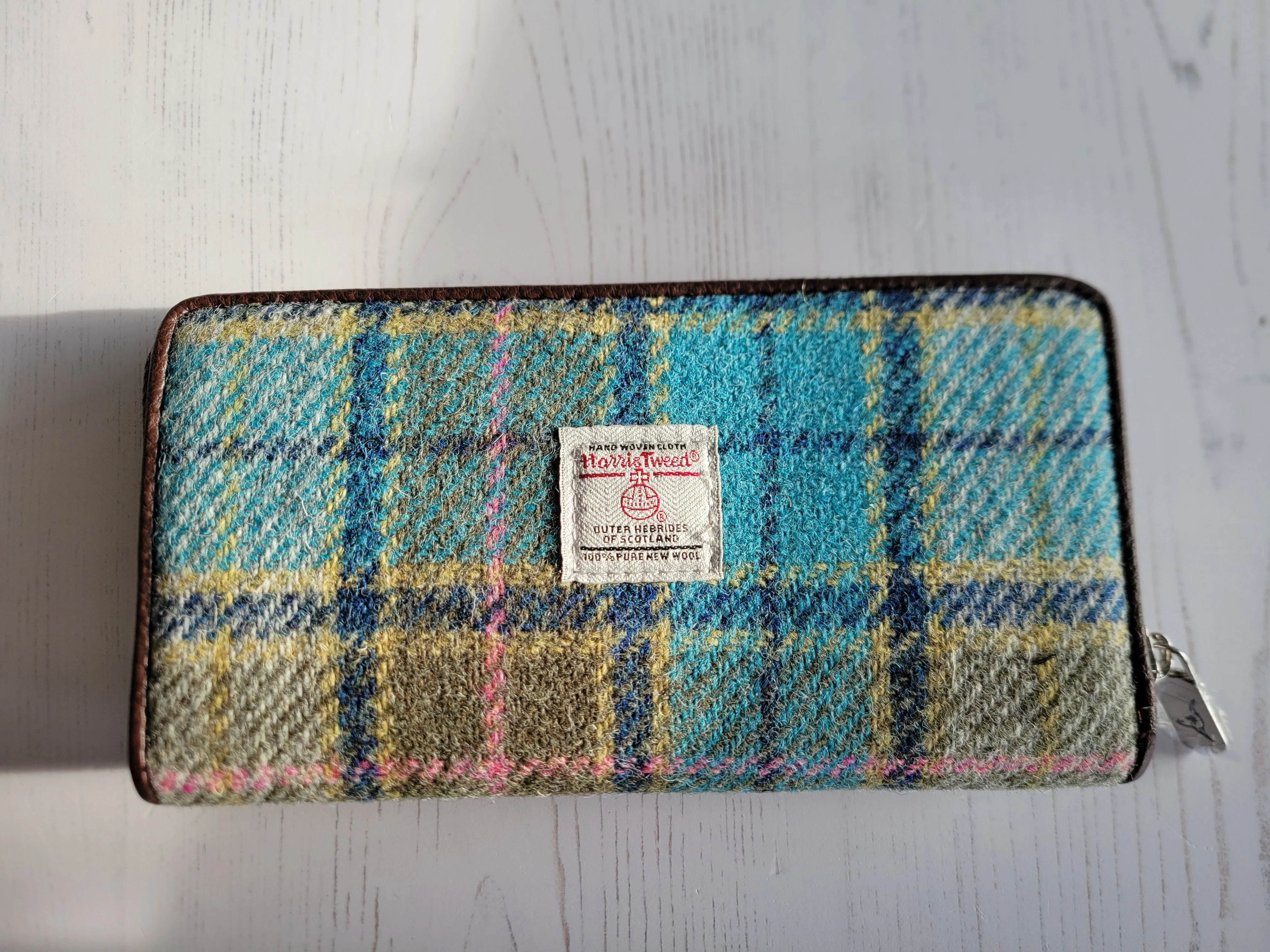 Harris Tweed Staffa Long Zip Purse