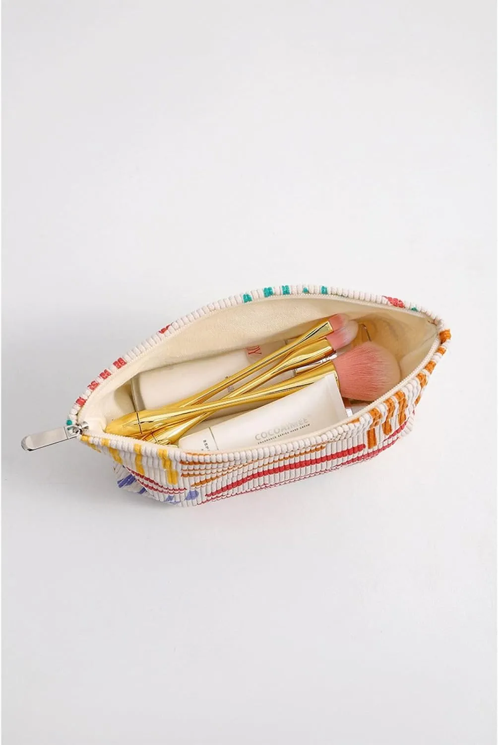 HEY M&Q 2Pack-Cute Cosmetic Bags Makeup Bags for Women,Travel Toiletry Bag Corduroy Cosmetic Bag,Large Aesthetic Makeup Organizer Bag