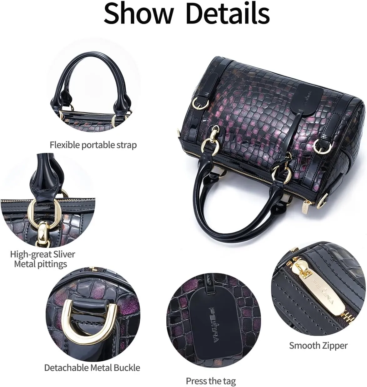 High-End Genuine Leather Shoulder Bag for Women, Stylish Handbag for Ladies, Refined Tote Purse, Crossbody Bag