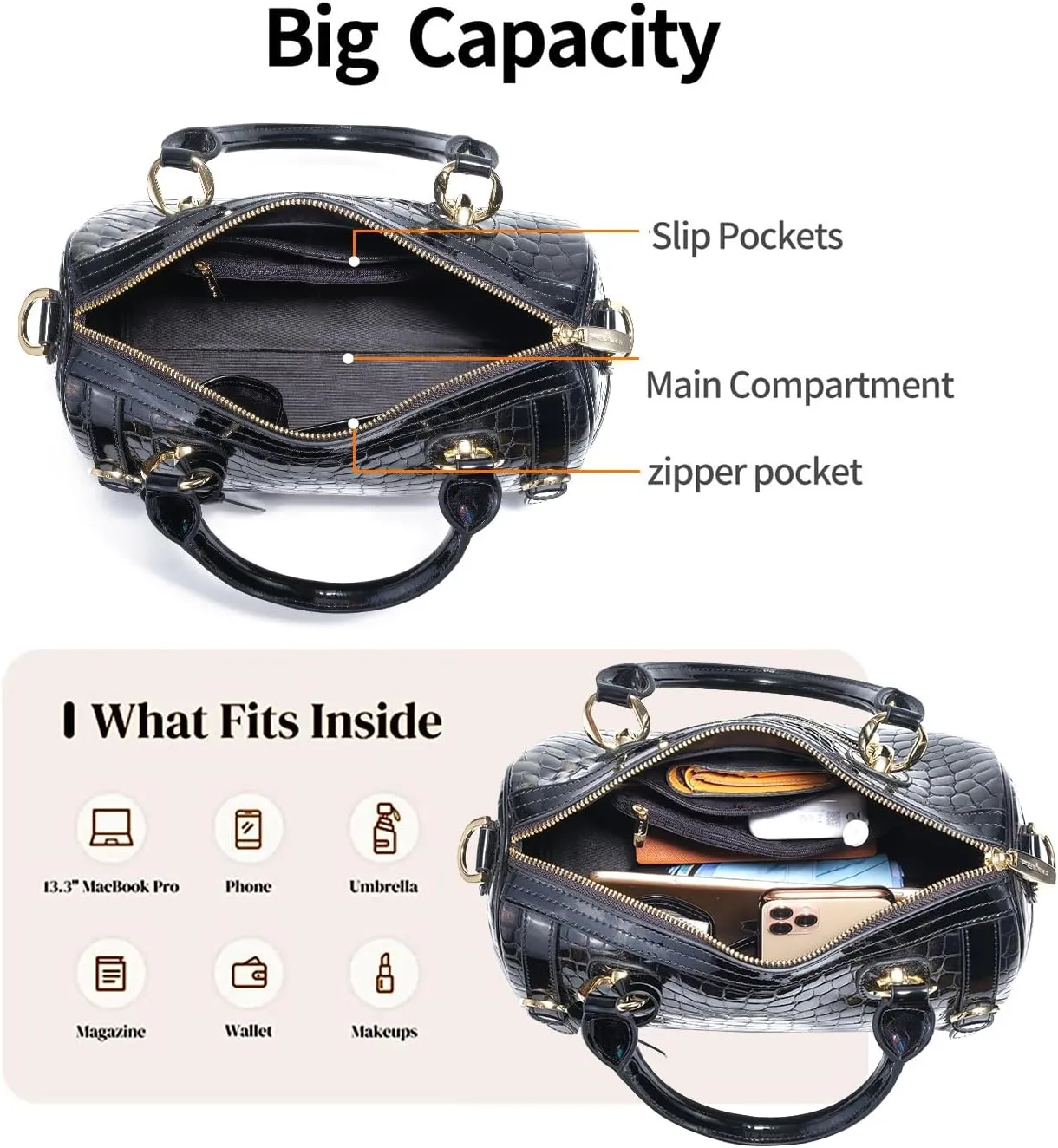 High-End Genuine Leather Shoulder Bag for Women, Stylish Handbag for Ladies, Refined Tote Purse, Crossbody Bag