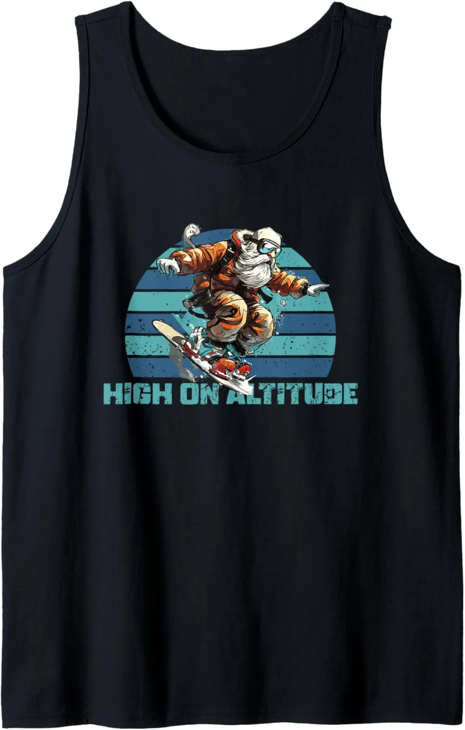 High On Altitude | Snowboarding Winter Sports | Snowboarder Tank Top