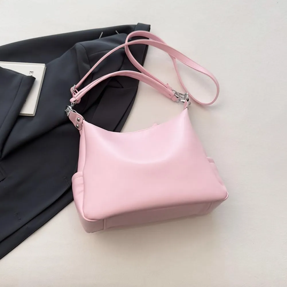 Hobo Handbag for Women Leather Designer Tote Purses Handbag Satchel Top Handle Handbags with Pocket Zipper