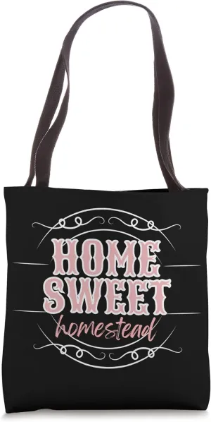 Homesteading, Homesteaders, Farm Country Boho Western Chic Tote Bag