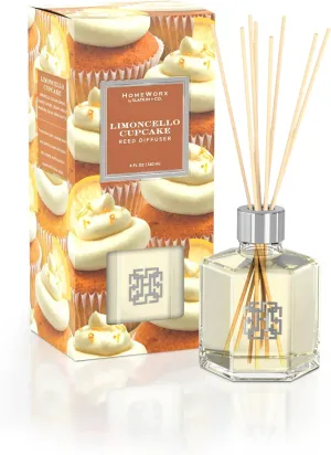 HomeWorx by SLATKIN   CO. Limoncello Cupcake Reed Stick Diffuser