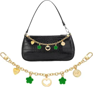 HOSBY Bag Charm Handbag Chains Decoration for Women, Sparkling Pendant Accessories for Purse Designer Shoulder Bag