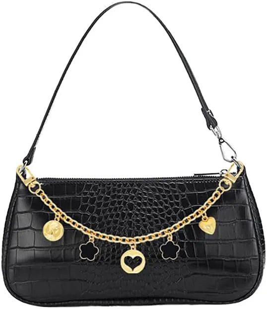 HOSBY Bag Charm Handbag Chains Decoration for Women, Sparkling Pendant Accessories for Purse Designer Shoulder Bag