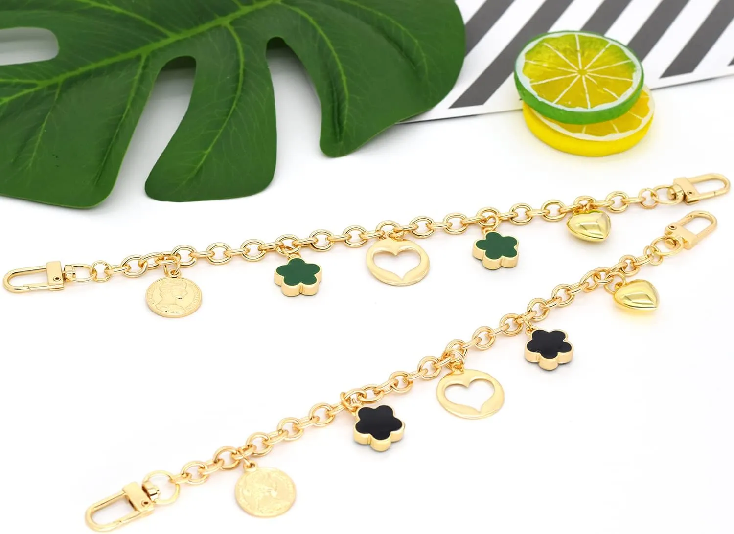 HOSBY Bag Charm Handbag Chains Decoration for Women, Sparkling Pendant Accessories for Purse Designer Shoulder Bag
