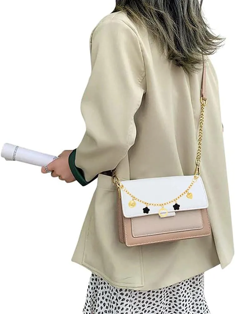 HOSBY Bag Charm Handbag Chains Decoration for Women, Sparkling Pendant Accessories for Purse Designer Shoulder Bag