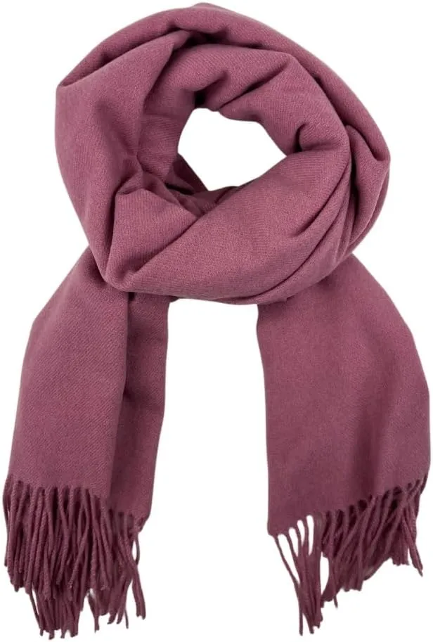 Humble Hilo Soft Wool Scarf or Shawl, Large Winter Wrap Pashmina 74 x 27