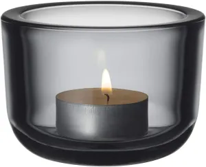 iittala 1026847 Valkea Candle Holder, Gray, Approx. Diameter 3.3 x Height 2.4 inches (85 x 60 mm)
