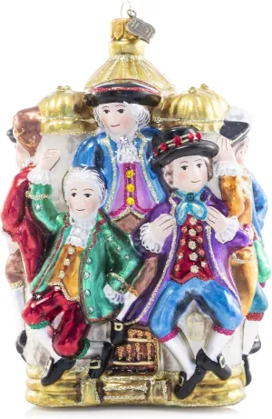 Jay Strongwater 10 Lords Leaping Glass Ornament, 12 Days of Christmas Collection