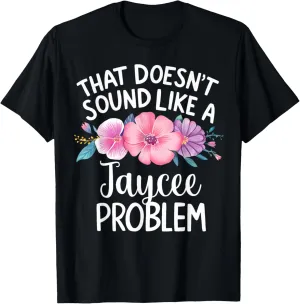 JAYCEE Personalized Cute Flower Girls JAYCEE Name T-Shirt