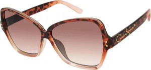 Jessica Simpson Women's J5393 Timeless and Elegant Vintage Oval Sunglasses