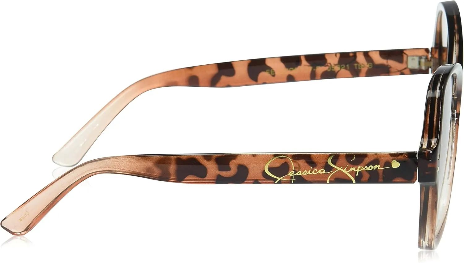 Jessica Simpson Women's J5393 Timeless and Elegant Vintage Oval Sunglasses
