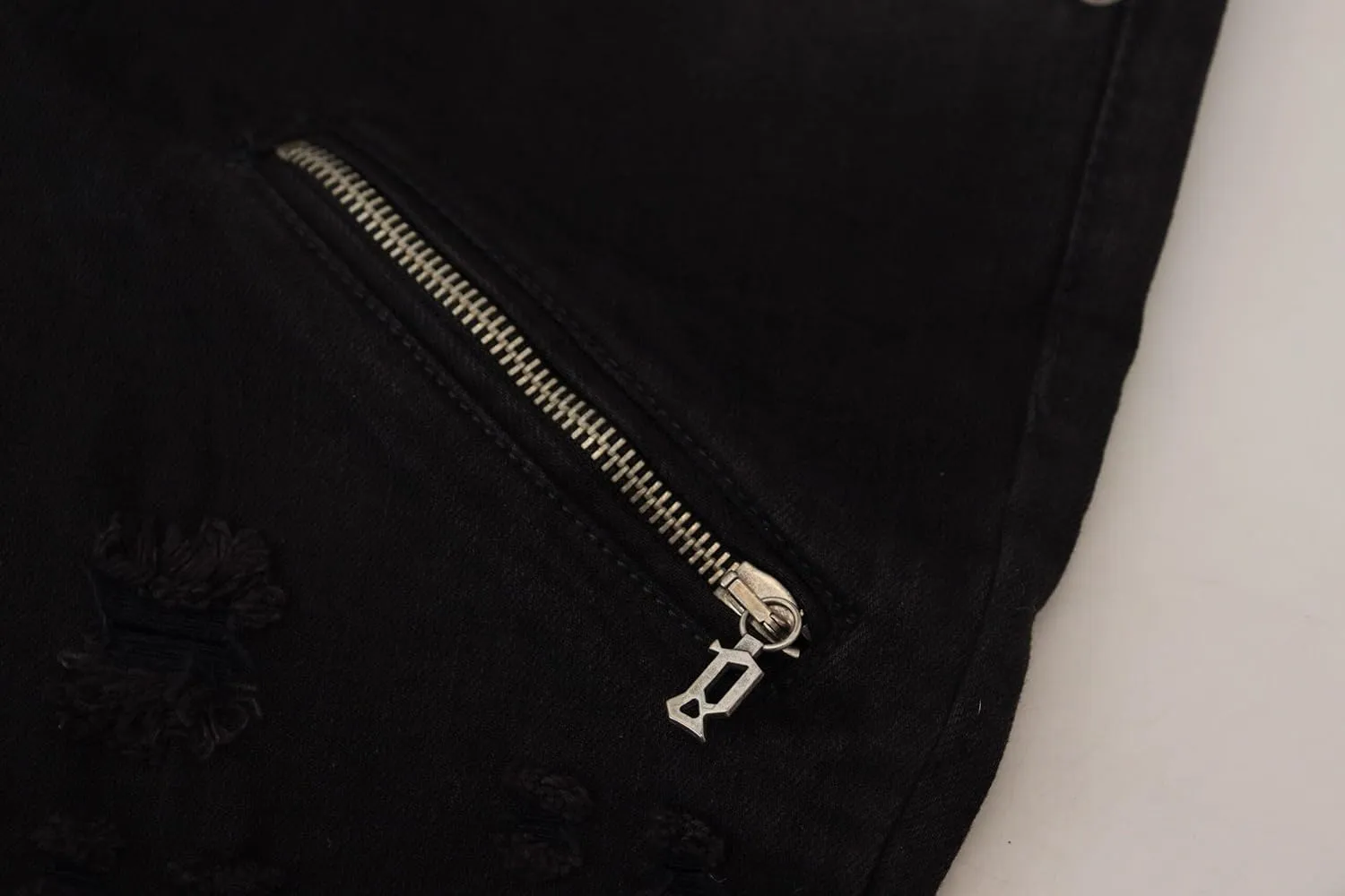 John Galliano Chic Mid Waist Flared Black Women's Jeans