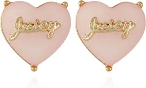 Juicy Couture Goldtone Dainty Heart Stud Earrings
