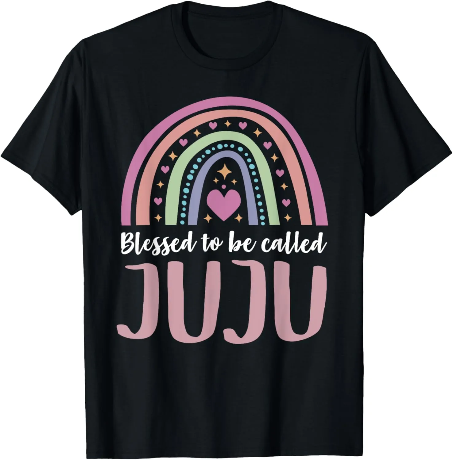 Juju Tee Shirt for Grandma Women Mothers Day Blessed Juju T-Shirt