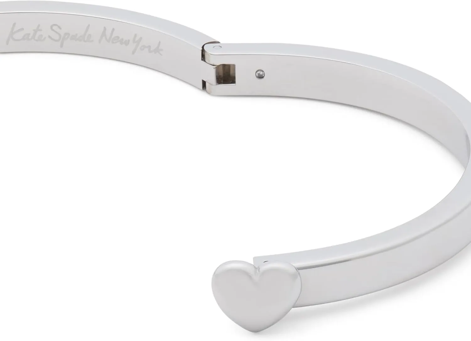 kate spade new york Set In Stone Hinged Bangle - Durable Stainless Steel Construction - Cubic Zirconia