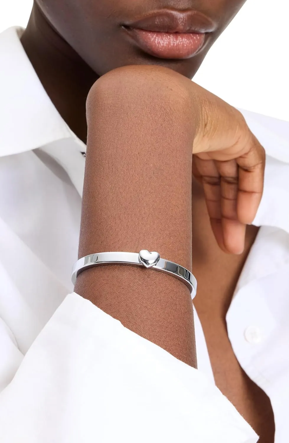 kate spade new york Set In Stone Hinged Bangle - Durable Stainless Steel Construction - Cubic Zirconia