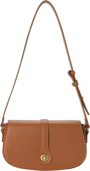 KEVANCHO Leather Shoulder Bag for Women, Women's Fashion Handbags Tote Clutch Bag with Zipper, Gifts for Her