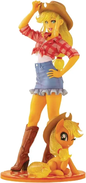 Kotobukiya My Little Pony: Applejack Limited Edition Bishoujo Statue, Multicolor