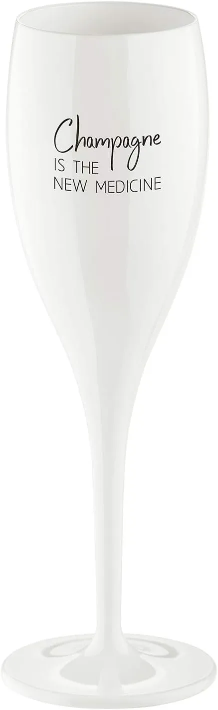 Koziol Superglas 100 ml with Cheers No. Print 1 Championne The New Medicine