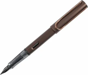 Lamy LX 090 MARRON SPECIAL EDITION M NIB FOUNTAIN PEN WITH A5 NOTEBOOK