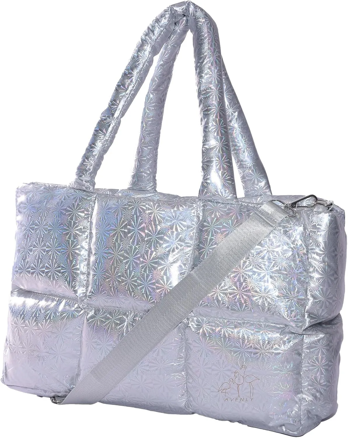 Large Puffer Tote Bag Handbags for Women Shoulder Bags Lightweight Winter Down Cotton Padded Puffy Tote Bag