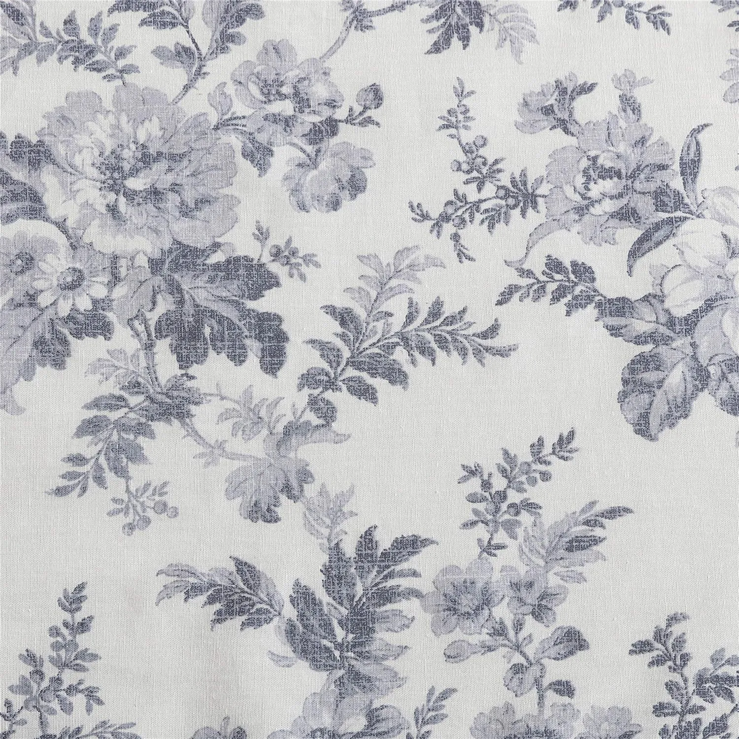 Laura Ashley - Valance, Cotton Tie Up Window Treatment, Chic Home Decor (Annalise Floral, 25" x 50")