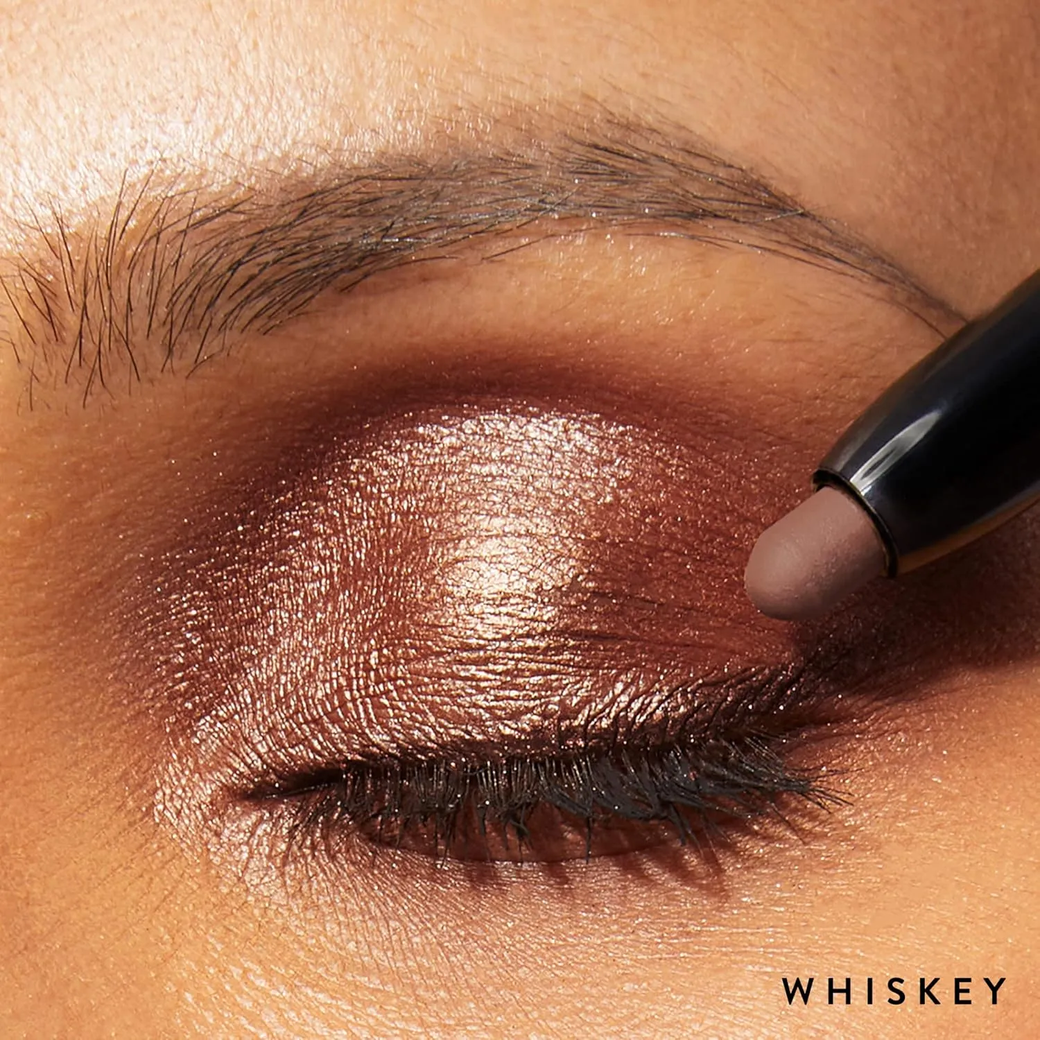 LAURA GELLER NEW YORK Make It A Double Dual-Ended Eyeshadow - Whiskey - Cream Eyeshadow Stick   Matching Powder Eyeshadow - Crease-Proof & Smudge-Proof
