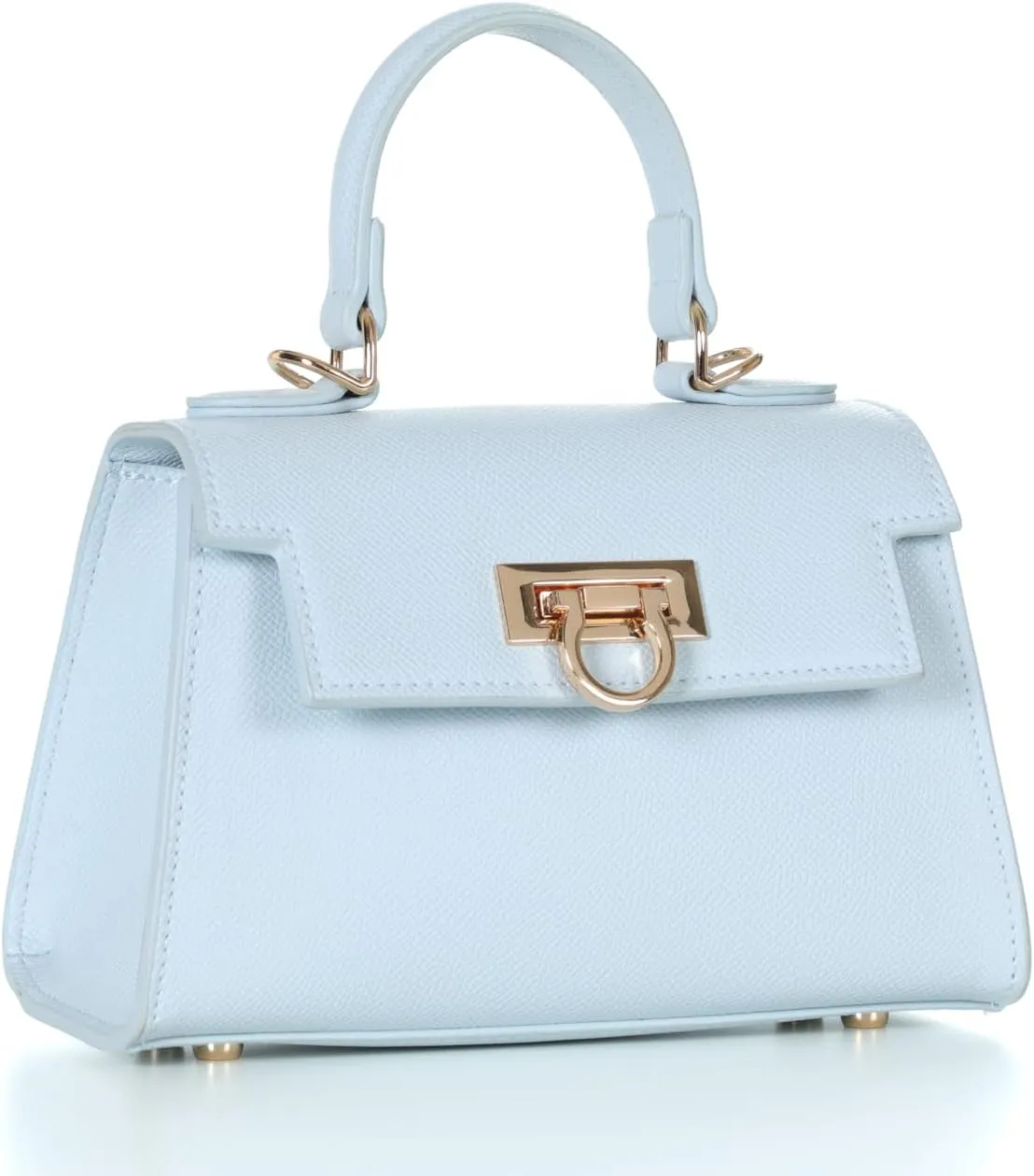 Layla Mini Women’s Top-Handle Handbags – Luxury Crossbody Purse Shoulder Bag for Women – Leather Handbag, Detachable Strap