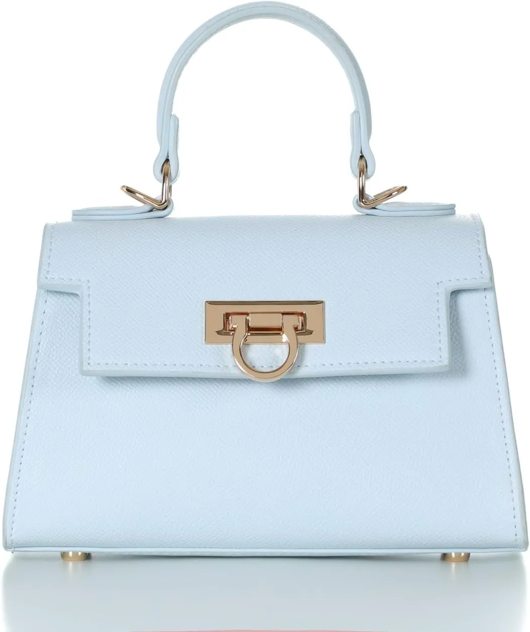 Layla Mini Women’s Top-Handle Handbags – Luxury Crossbody Purse Shoulder Bag for Women – Leather Handbag, Detachable Strap