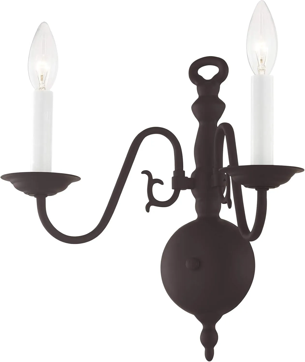 Livex Lighting 5002-04 2 Light Black Wall Sconce