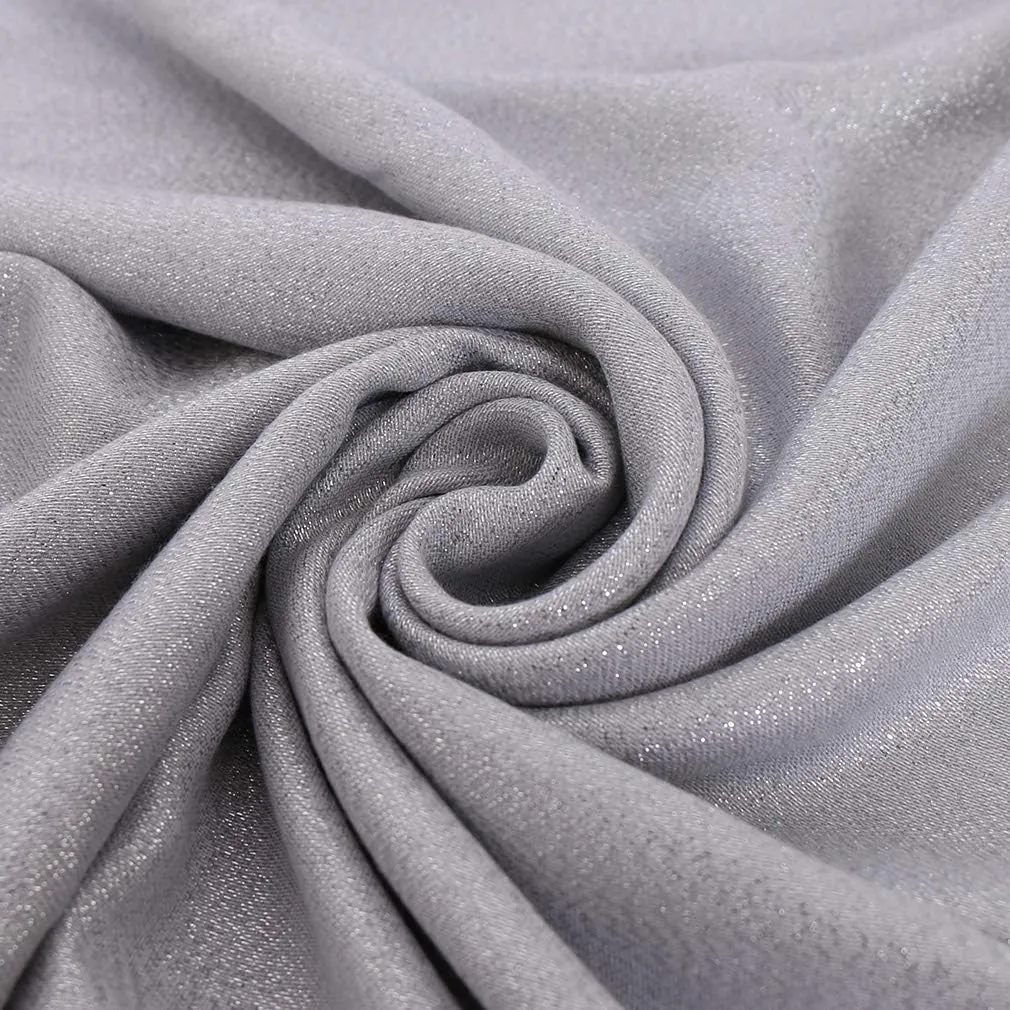 LMVERNA Women's Sparkling Metallic Soft Pashmina Shawls and Wraps Scarf in Solid Colors