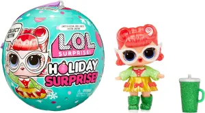L.O.L. Surprise! Holiday Surprise!- Baking Beauty- with Collectible Doll, 8 Surprises, Holiday Theme, Collectible Dolls, Limited Edition- Great Gift for Girls Age 3 