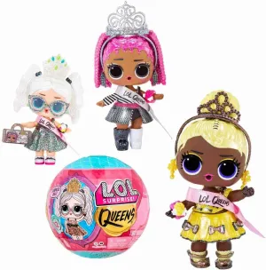 LOL Surprise Queens Dolls with 9 Surprises Including Doll, Fashions, and Royal Themed Accessories - Great Gift for Girls Age 4 