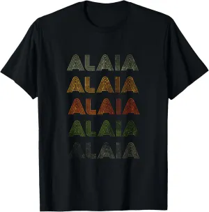 Love Heart Alaia Tee Grunge/Vintage Style Black Alaia T-Shirt