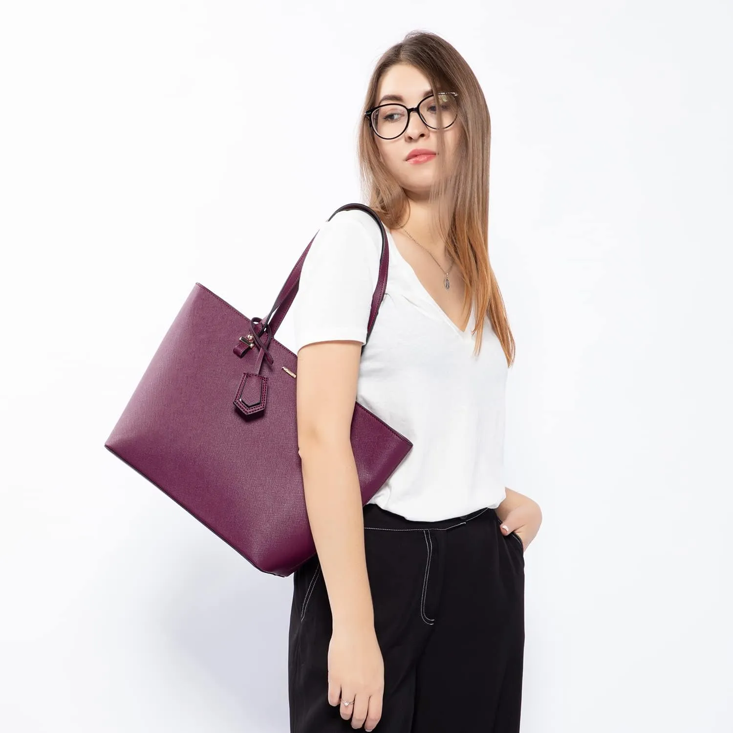 LOVEVOOK Purses for Women Fashion Handbag Set Tote Bags Shoulder Bag Top Handle Satchel Bags
