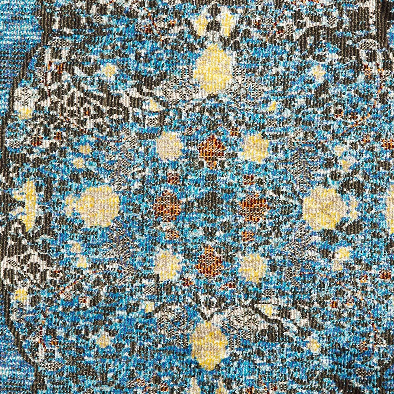 LR Home Gala Collection Area Rug, 8' x 10', Turquoise Multi