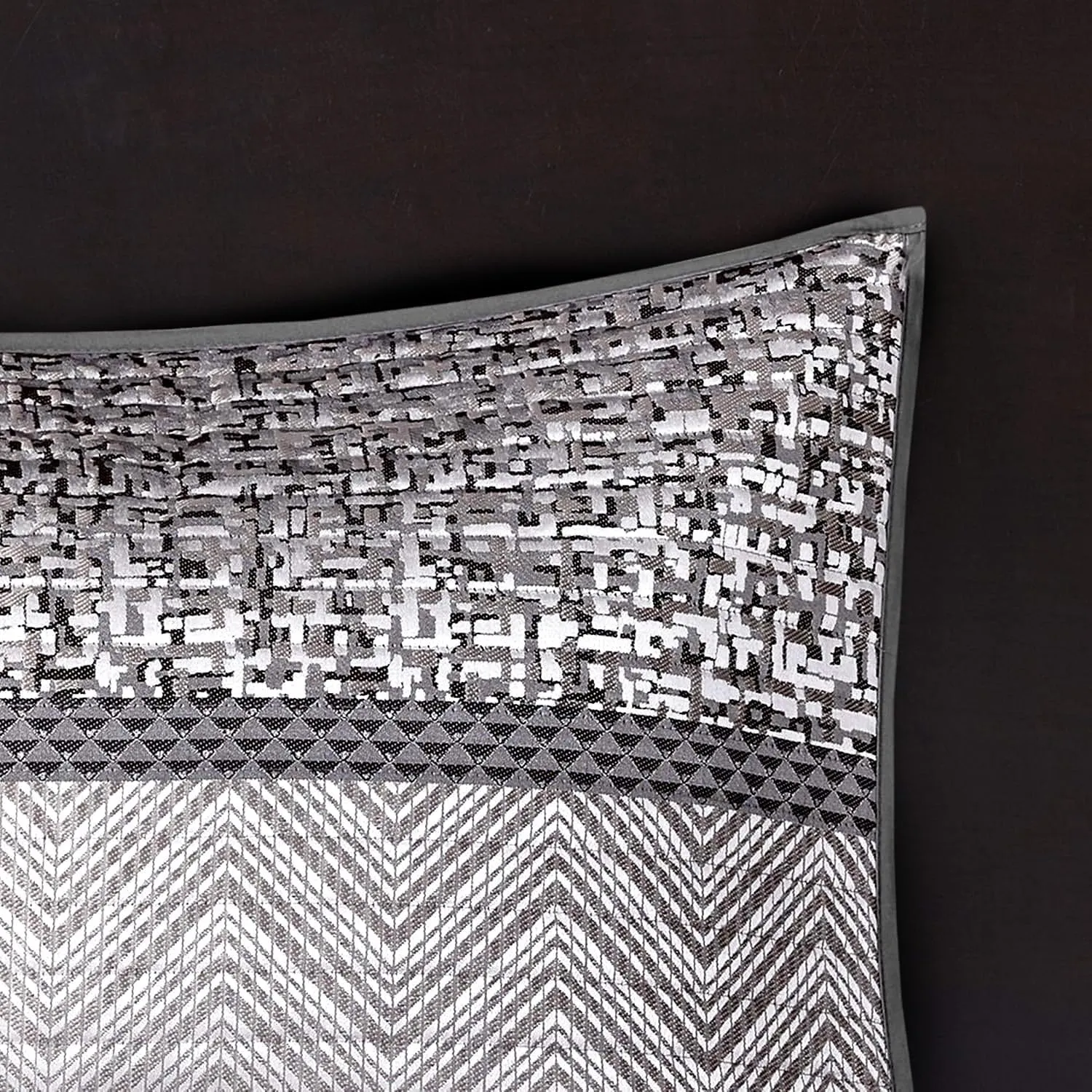 Madison Park Quilted Cal King Coverlet Set in Grey/Taupe Finish MP13-3400