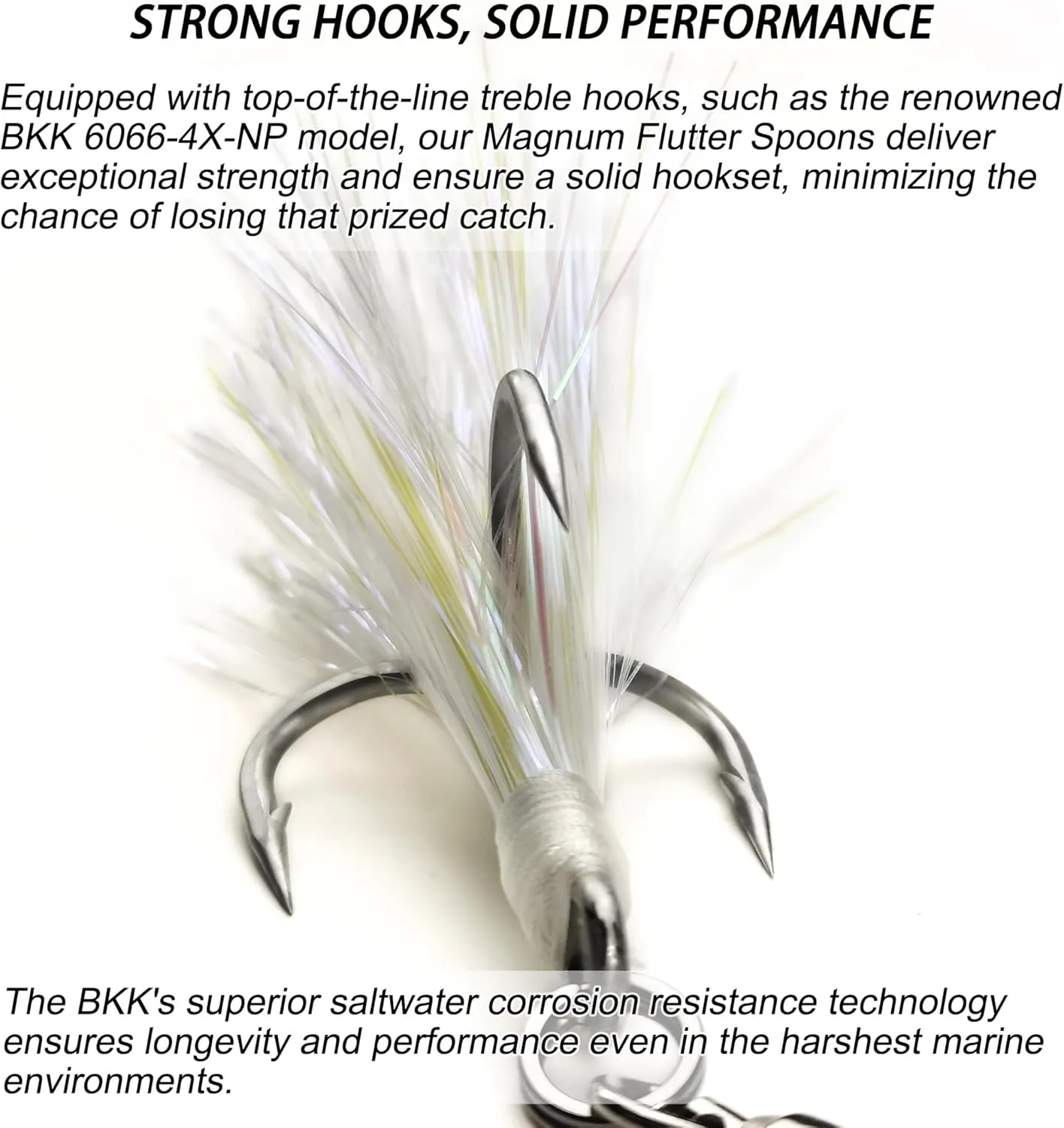 Magnum Flutter Spoon Jigging Lures, 8-9 Inch Large Hard Metal Sinking Trolling Casting Striper Fishing Spoon Baits for Striped Bass, Salmon, Walleye, Saltwater, Freshwater, Deep Sea Fishing