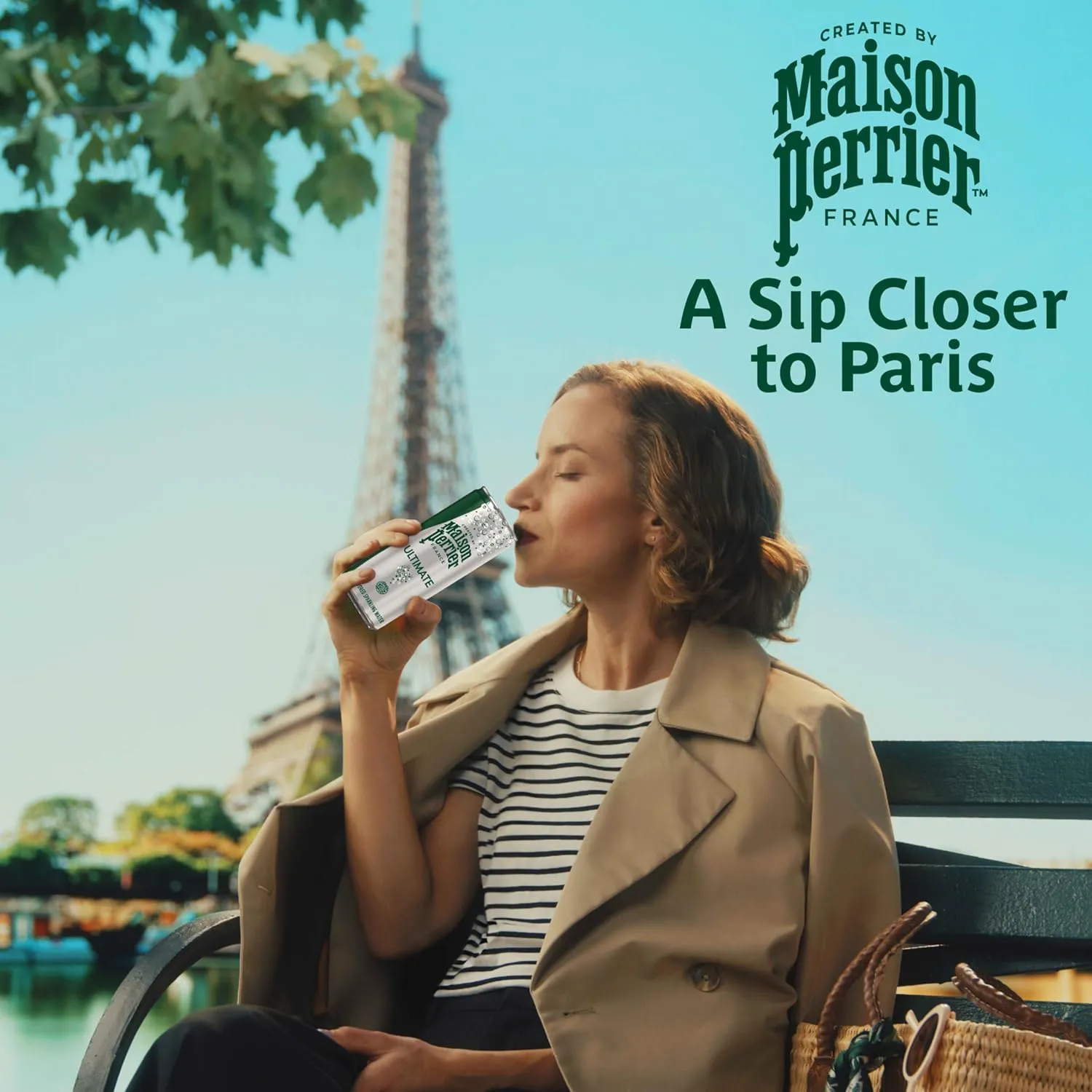 Maison Perrier Ultimate Sparkling Water, 11.15 Fl Oz Cans, 8 Count, 3 Pack