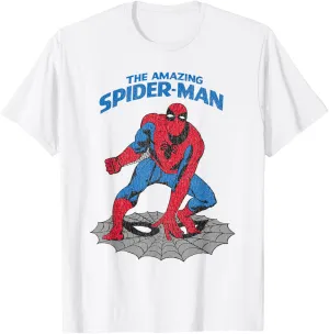 Marvel The Amazing Spider-Man Comic Retro T-Shirt
